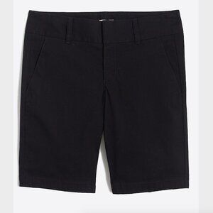 J. Crew NWT Black 9" Frankie Bermuda Chino Short - Size12